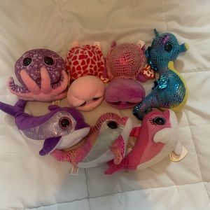 Under the sea beanie boo set